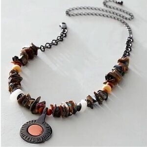 Free People Hurley Chocker Necklace In Brown